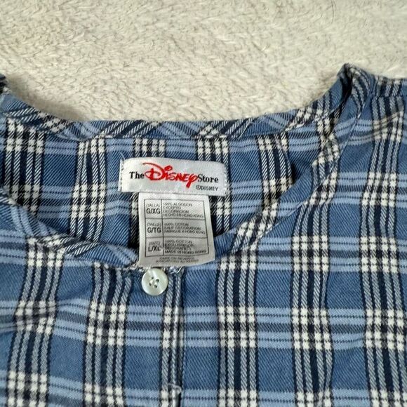 Vintage Y2K Disney Winnie the Pooh Plaid Nightgown Pajamas - Picture 3 of 5